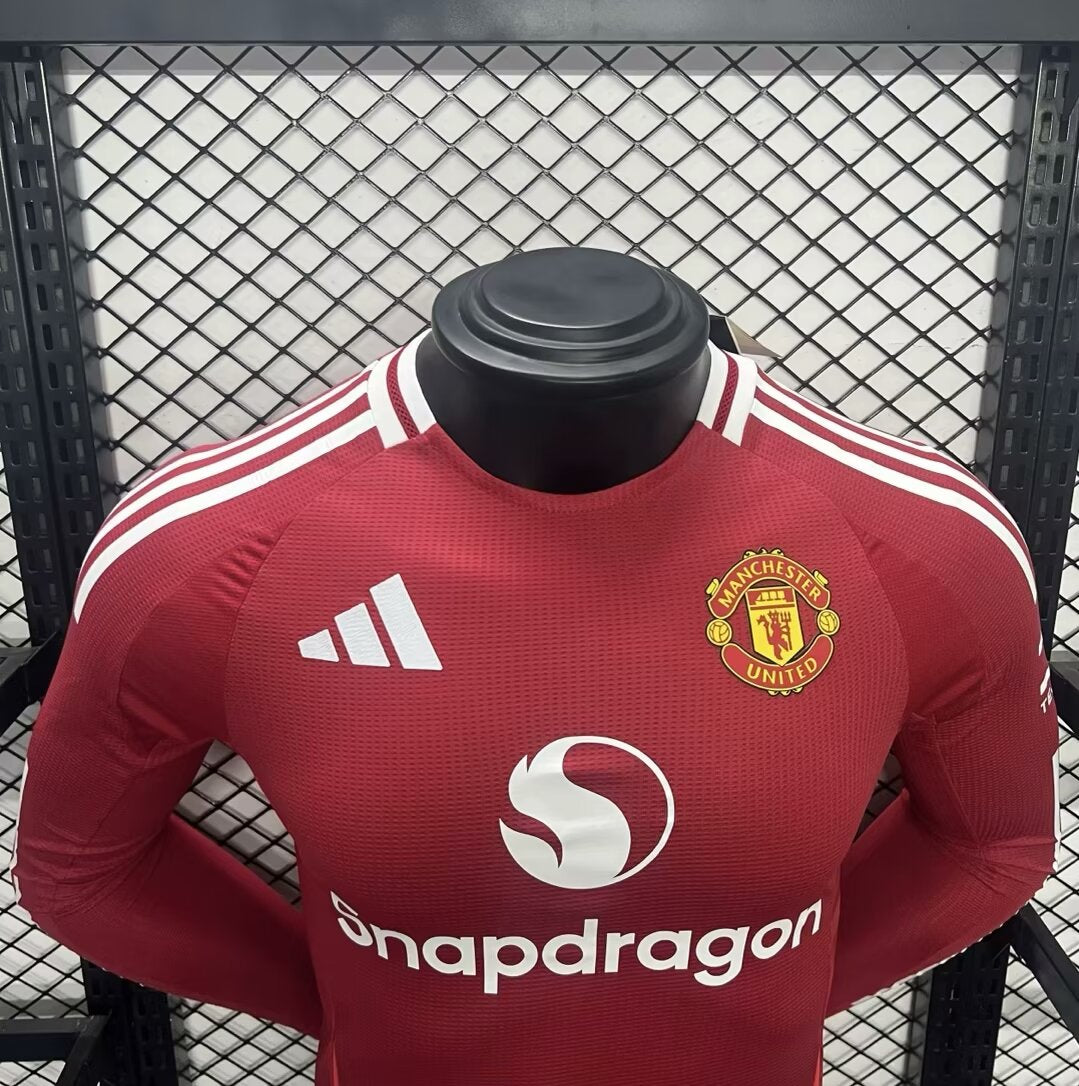 Manchester United 24/25 Long-Sleeve Home (Player)