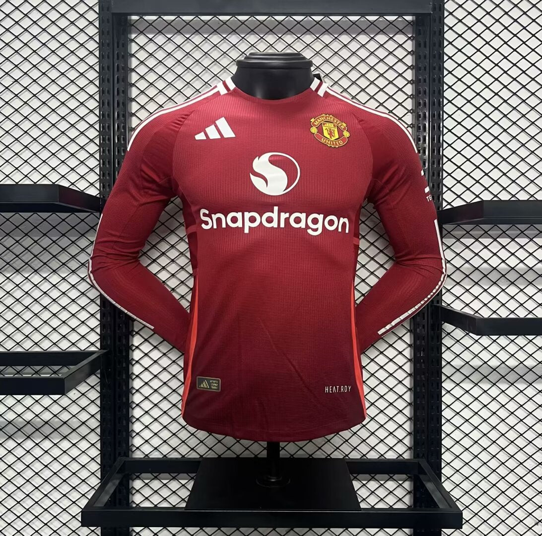 Manchester United 24/25 Long-Sleeve Home (Player)