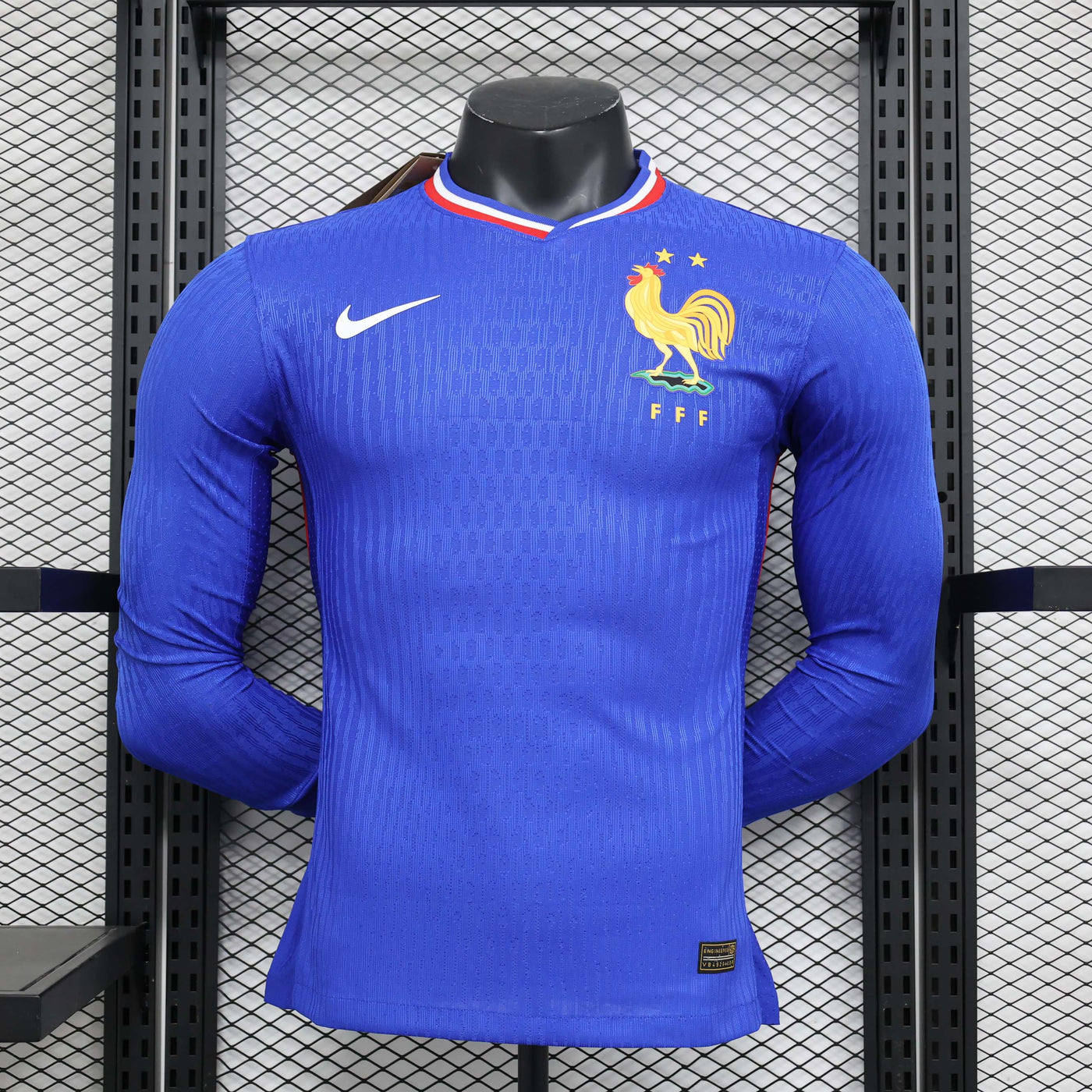 France Euros 24/25 Long-Sleeves (Player), Front Side