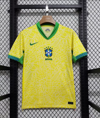 Brazil Copa America 24/25 Home (Fan), Front Side