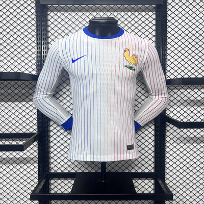 France Euros 24/25 Long-Sleeves Away (Player), Front Side